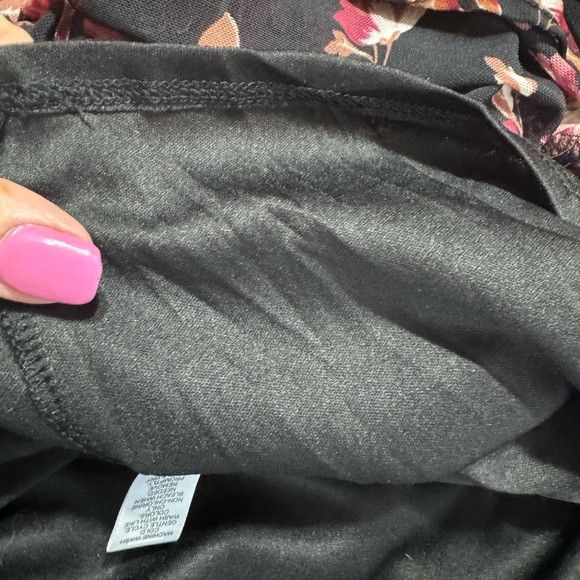 ❤️PERFECT for FALL!! BEAUTIFUL   FLORAL PRINT   BOHO STYLE TOP     LARGE - Picture 6 of 9